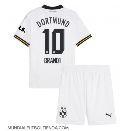 Camiseta Borussia Dortmund Julian Brandt #10 Tercera Equipación Replica 2024-25 para niños mangas cortas (+ Pantalones cortos)